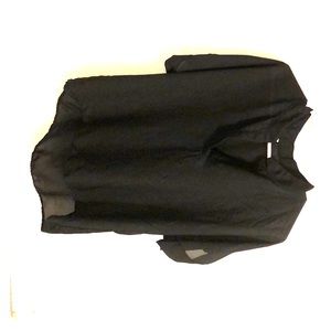 Black overlay shirt wears like an xl but says 3xl